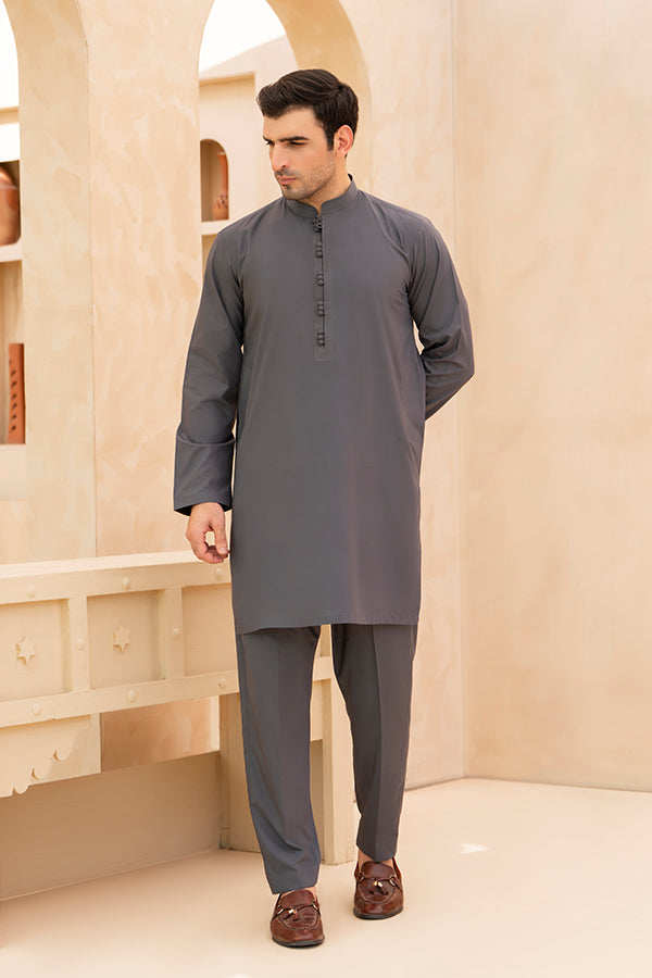 Slate Grey Kurta Pajama for Men