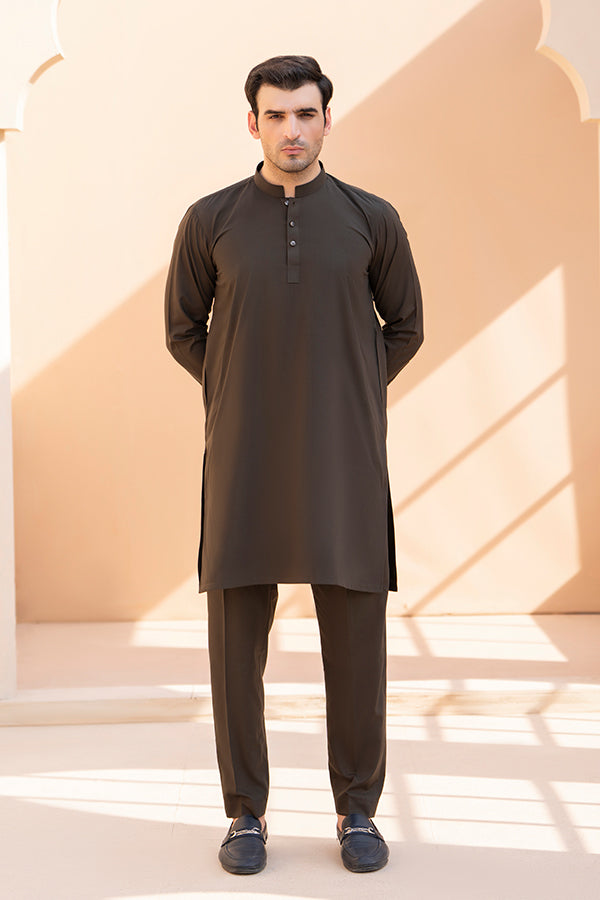 black-olive-kurta-pajama-for-men-front