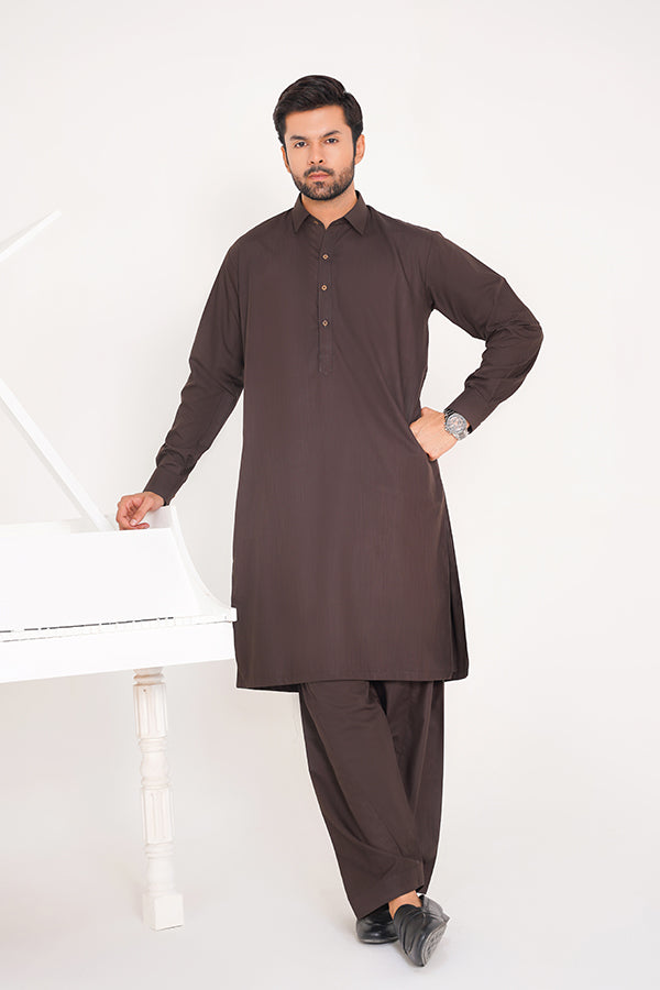 coffee-brown-blended-stitched-suit-with-collar-and-buttoned-placket-front