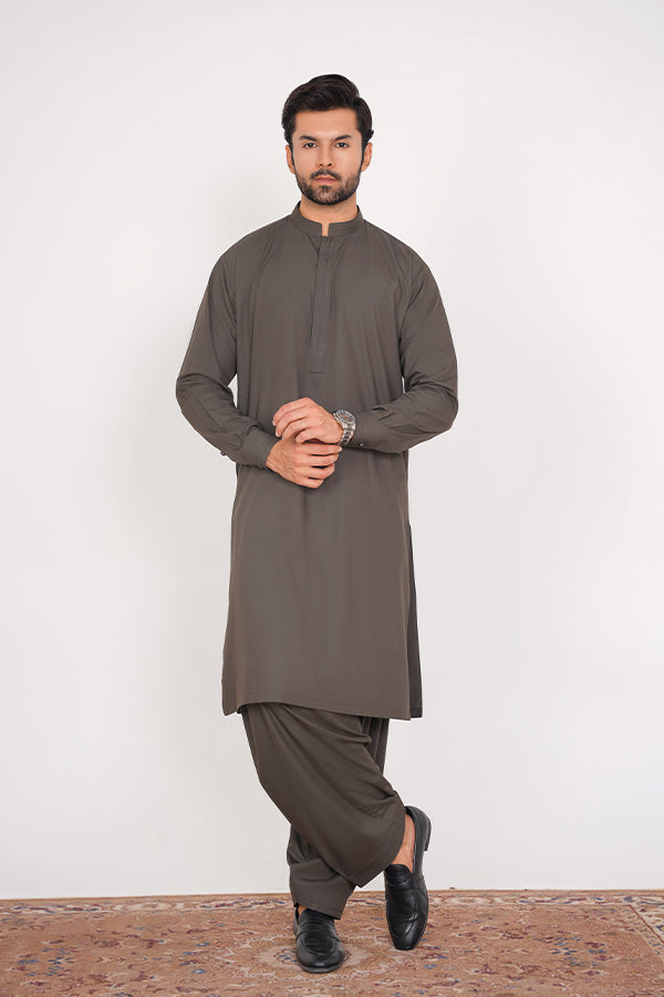 Granite Grey Men Shalwar Kameez